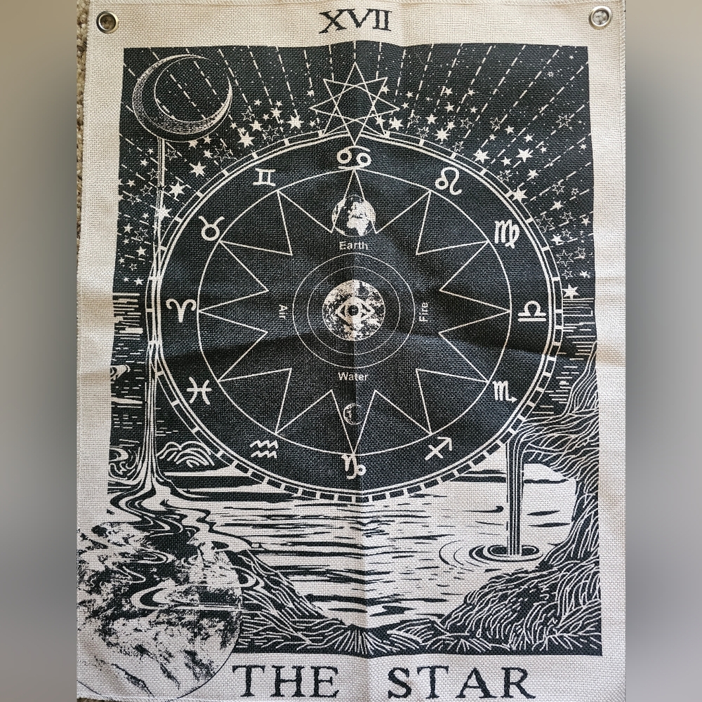 Tarot Tapestry the Star 17 XVII